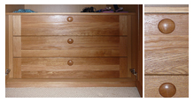 Oak Wardrobe Detail